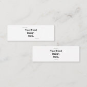 Carte De Visite Mini Créez votre propre conception et impression (Devant / Derrière)