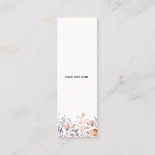 Carte De Visite Mini Créez votre propre floral
