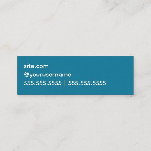 Carte De Visite Mini Crochet (Dos)