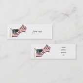 Carte De Visite Mini Croix dans la vieille gloire - Jour commémoratif (Devant / Derrière)