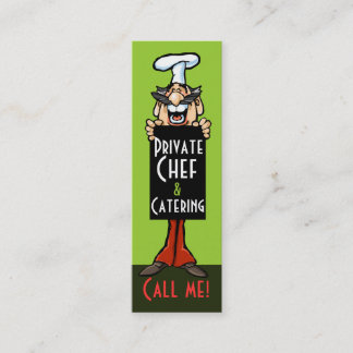 Carte De Visite Mini Cuisine italienne de approvisionnement de chef de