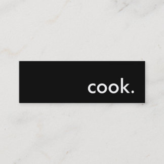 Carte De Visite Mini cuisiner.