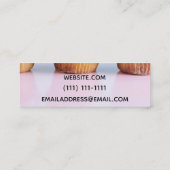 Carte De Visite Mini cupcake (Dos)