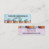 Carte De Visite Mini cupcake (Devant / Derrière)