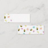 Carte De Visite Mini Cute Bumblebee (Devant / Derrière)