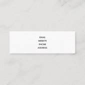 Carte De Visite Mini Cute Deer (Dos)