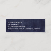 Carte De Visite Mini Cute et Déplaisante Halloween Cupcake avec un Big (Dos)