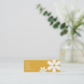 Carte De Visite Mini Daisées orange - Splendides (Debout devant)