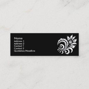 Carte De Visite Mini daisy_white