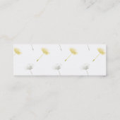 Carte De Visite Mini Dandelion Flowers (Dos)