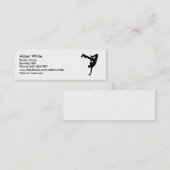 Carte De Visite Mini Danse de coupure (Devant / Derrière)