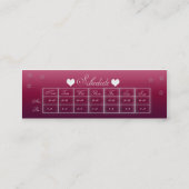 Carte De Visite Mini danseur/aide de cammer/serveuse (Dos)