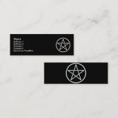 Carte De Visite Mini darkwitch (Devant / Derrière)