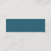 Carte De Visite Mini De minuscules oiseaux bleus avec leur queue tordue (Dos)