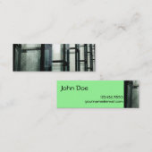 Carte De Visite Mini Début de la matinée à Boston - maigre (Devant / Derrière)