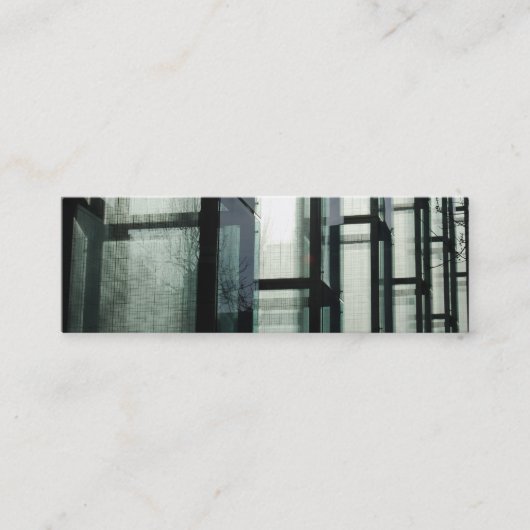 Carte De Visite Mini Début de la matinée à Boston - maigre (Devant)