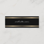 Carte De Visite Mini Découpe Gold Luxe (Dos)