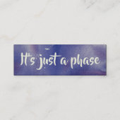 Carte De Visite Mini Déesse de la lune (Dos)