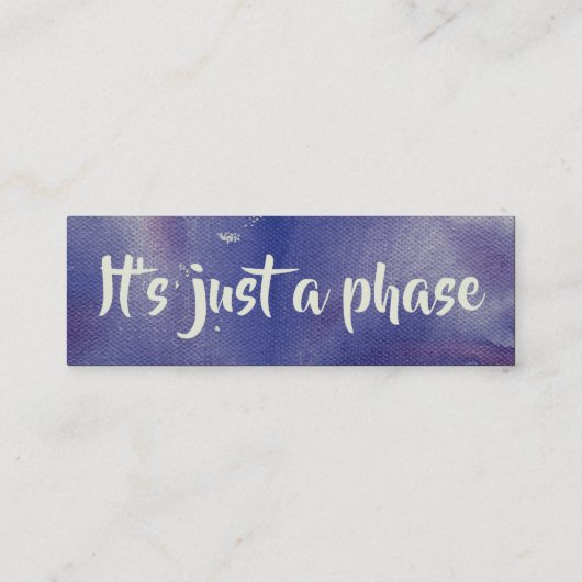 Carte De Visite Mini Déesse de la lune (Dos)