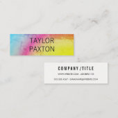 Carte De Visite Mini Dégradé (Devant / Derrière)