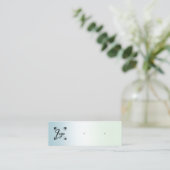 Carte De Visite Mini Dégrader Ajouter un logo Boucles d'oreille Affiche (Debout devant)