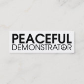 Carte De Visite Mini Démonstrateur paisible (Dos)