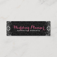 Dentelle et Damas florales noires et blanches réve