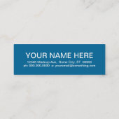 Carte De Visite Mini DENTISTE (carrés modernes) (Dos)