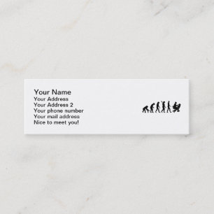 Carte De Visite Mini Dentiste d'évolution