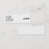 Carte De Visite Mini Dentiste d'évolution (Devant / Derrière)