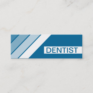 Carte De Visite Mini DENTISTE rétro