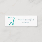 Carte De Visite Mini Dentistère dentaire Image Médicale (Devant)