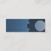 Carte De Visite Mini Dents bleues - maigres (Dos)