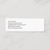 Carte De Visite Mini Dents et outils Motif dentaire (Dos)