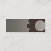 Carte De Visite Mini Dents grises - maigres (Dos)