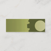 Carte De Visite Mini Dents vertes - maigres (Dos)