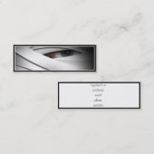 Carte De Visite Mini Déplaisante effrayante une teinte Halloween maman (Devant / Derrière)