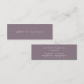 Carte De Visite Mini Design propre et créatif Moderne Luxe Professionne (Devant / Derrière)