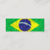 Carte De Visite Mini Dessin de peinture à l'huile du Brésil (Dos)