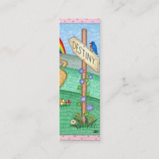 Carte De Visite Mini Destiny Book Mark (jeu de 20) (Devant)