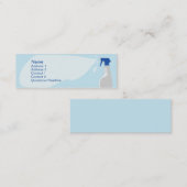 Carte De Visite Mini Détergent - maigre (Devant / Derrière)