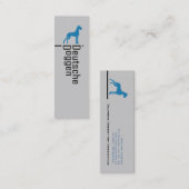 Carte De Visite Mini Deutsche Doggen Visitenkarten (Devant / Derrière)