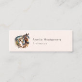 Carte De Visite Mini Deux beaux chevaux Boho occidental (Devant)