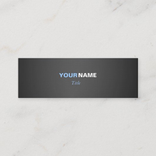 Carte De Visite Mini Deux couleurs (Devant)