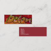 Carte De Visite Mini "Devenu " (Devant / Derrière)