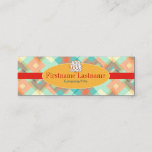 Carte De Visite Mini Diamant textile Retro Mini