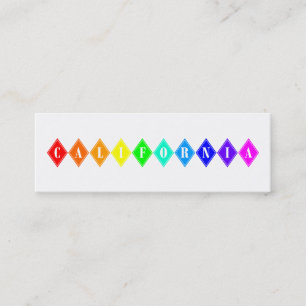 Carte De Visite Mini diamants californiens