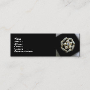 Carte De Visite Mini Diamants et perles