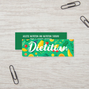 Carte De Visite Mini diététiste nutritionniste