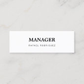 Carte De Visite Mini Directeur professionnel (Devant)